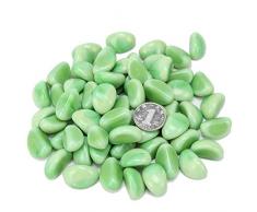 Fish tank stone Aquarienfischer Landschaftsbau unteren Sand Wassertank Zylinder-Taschenflaschen Kristallblütentopf Dekoration farbige Steine,7