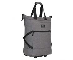 KEANU Einkaufstrolley Wheel Trolley Shopping Damentasche Einkaufsroller Korb Shopper - Trinity - Farbauswahl (Grey Melange)