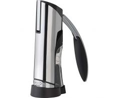 Trudeau à la Maison Profi Edelstahl Korkenzieher Weinflaschenöffner mit Hebel Funktion, Flaschenöffner inkl. Folienschneider,klassich eleganter Korkenheber für Weinflaschen, Silber (3.Generation)