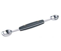 Kitchen Craft KCMELONDBL Kugelausstecher mit 2 Enden, Silber