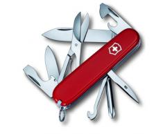 Victorinox Taschenmesser Super Tinker (14 Funktionen, Dosenöffner, Phillips Schraubendreher) rot