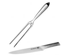 Weber 17074 Tranchierbesteck, Messer und Gabel