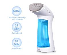 Dampfglätter Mini Steamer Bügeleisen Tragbares Dampfbügeleisen, Reisebügeleisen, Hand-Dampfbürste Schnell Aufheizender 850W, 110ml Wassertank mit Heizplatte Ideal für Haushalt Urlaub und Dienstreise