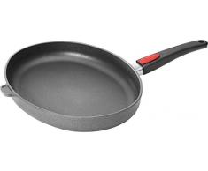 Woll 1538IL Nowo Induktion Line-Fischpfanne, 38 x 28 cm, 5.5 cm hoch, mit abnehmbarem Stiel