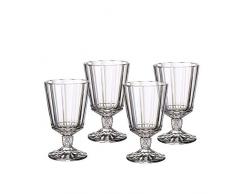 Villeroy & Boch Opéra Weißweinkelch, 4er-Set, 225 ml, Kristallglas, Klar