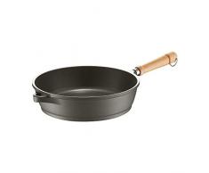 Berndes Schmorpfanne Bonanza 28 cm, Induktion, hoher Rand, Pfanne mit 3-lagiger Antihaftversieglung, robuster Aluguss, antihaft beschichtet