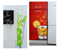 alles-meine.de GmbH 28 TLG. Set XL Wandtattoo Cocktail Mojito + Orange - Wandsticker Cocktailglas Cocktails Aufkleber Wandaufkleber - selbstklebend für Wohnzimmer und Kinderzimme..