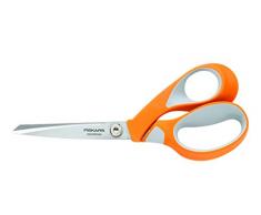 Fiskars Mehrzweckschere, Länge: 21 cm, Rostfreie Stahl-Klinge/Kunststoff-Griffe, Orange, RazorEdge, 1014579