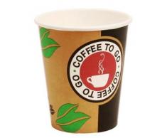 1000 Hartpapierbecher Coffee to Go Pappbecher 0,2l