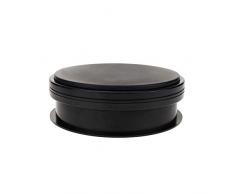 PrimeMatik - Elektrish rotierende drehteller 15cm schwarz