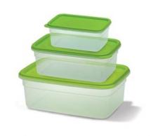 2 x 3er Set Frischhaltedose mit Deckel Aufbewahrung Vorratsbehälter Kunststoff