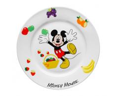 WMF Disney Mickey Mouse Kindergeschirr Kinderteller, à 19,0 cm, Porzellan, spülmaschinengeeignet, farb- und lebensmittelecht