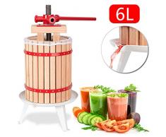 Hengda® 6 Liter Obstpresse Presse Beerenpresse Apfelpresse Obstpresse SaftMaischepresse Weinpresse mit Presstuch