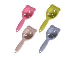 MOTZU 4 Stücke Eiweiß Separator,Eigelbtrenner Eitrenner,EIgelb Sieb aus Weizenstroh,Eiklar Eidotter Separator,Küche Backen Wekrzeug,17,5 x 6,5 cm, Praktisch Löffel zum Trennen von Eiweiß und Eigelb