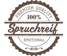 Spruchreif PREMIUM QUALITÄT 100% EMOTIONAL · Frühstücksbrett aus Holz mit Gravur · Brotbrett mit ausgestanztem Herz · Geschenk für Mama · Papa · Oma · Opa · Muttertag · Vatertag (Für die Beste Mama)