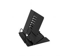 Eruditter Buchstützen Aus Metall, Einstellbar Faltbar Leseständer Metall, Bücherständer Regal Buchhalter, Kochbuchhalter Bookrest, Book Stand Holder for Reading 20 X15 X19 cm