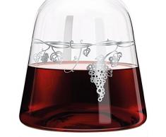 Ritzenhoff Red & White Weinkaraffe, Glas, Mehrfarbig, 15 cm
