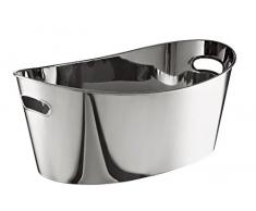 Champagnerkühler Wannenform Edelstahl