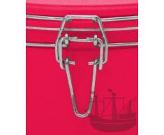 Vorratsdose mit Bügelverschluss 1 Stück 102/90 mm pink, Aufbewahrungsdose für Gewürze, Kräuter, Tee oder Kaffee - Bremer Gewürzhandel