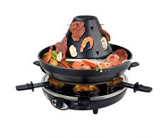 Syntrox Germany Tatarenhut Tischgrill Elektrogrill Grill Raclette für 6 Personen