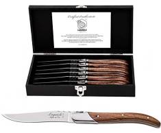 Laguiole Style de Vie Steakmesser Luxury Line, 6-teilig, Rosenholz