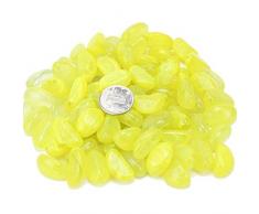 Fish tank stone Aquarienfischer Landschaftsbau unteren Sand Wassertank Zylinder-Taschenflaschen Kristallblütentopf Dekoration farbige Steine,1