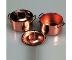 efco – Miniatur Topf mit Deckel, Kupfer, 3,5 cm