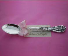 Silberlöffel, Tauflöffel aus Sterlingsilber 925, handgemacht