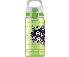Sigg Jungen Trinkflasche SIGG VIVA ONE Football, Sport Trinkflasche, 0.5 L, Polypropylen, BPA Frei, Grün, Grün, 0.5 L, 8596.5