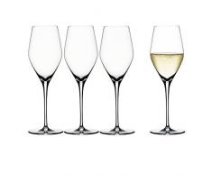 Spiegelau & Nachtmann, 4-teiliges Champagnerglas-Set, Kristallglas, 270 ml, Authentis, 4400185