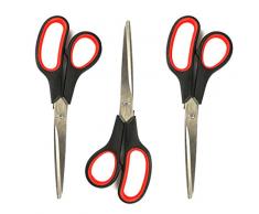 com-four® Scheren Universalschere Haushaltsschere Küchenschere Mehrzweckschere (03 Stück)