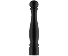 WMF Beef Salz und Pfeffermühle, unbefüllt Holz lackiert Keramikmahlwerk, H 50 cm, schwarz