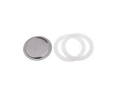 GRÄWE Sieb-Einsatz aus Edelstahl für Espressokocher 4 Tassen