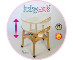 babytwist natur lackiert inkl. Wickelauflage und Rollen