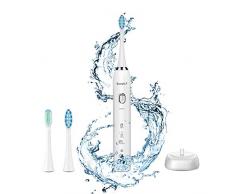 Elektrische Zahnbürste Schallzahnbürste mit Sonic Technologie (weiss)