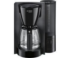 Bosch TKA6A043 ComfortLine Filterkaffeemaschine, Aroma+, Aromaschutz-Glaskanne, Auto-Off wählbar, abnehmbarer Wassertank, 1200 W, schwarz