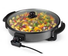 Tristar PZ-2964 Multifunktionspfanne/ Pizza- und Grillpfanne mit 5 einstellbaren Temperatureinstellungen – 40 cm Durchmesser – Antihaftbeschichtet