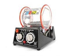 OU BEST CHOOSE Poliertrommel Poliermaschine, Schmuck Polierer Maschine, Professionelle Mini Tumbler Rotary Kugelmühle Polieren Finisher Werkzeug mit Polierperle