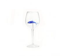rotweinglas 300ml Serria® Home Dolphin Rotweinglas Weinflasche Crystal for Party Flutes Glass Geschenk für einen besonderen Menschen oder für den persönlichen Gebrauch.