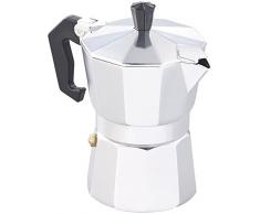 Cucina di Modena Espressokanne: Espresso-Kocher für 3 Tassen, für Gas, Elektro-Herd und Ceran-Feld (Espressokocher Outdoor)