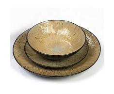 Lambert - Kalimera - Essteller, Speiseteller, großer Teller - Ø: 30 cm - Keramik - Wüstensand