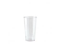 10er Set WACA® Mehrwegbecher 0,25 l aus SAN, bruchunempfindlich, glasklar