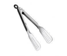 Grillzangen,Zange Küche, Kochzange, beste Edelstahlzange mit rutschfestem Silikongriff, hitzebeständige Zange zum Kochen, Grillen, Braten und Servieren(9 Zoll) by OITUGG