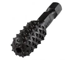 Wolfcraft 4377000 1 Käsereibe, zylindrisch, gewölbt, Schaft ø 13 x 22 cm