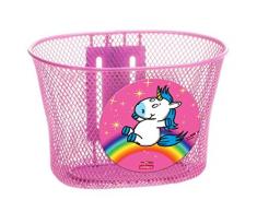 Bike Fashion Einhorn (Steinbeck) Metallkorb - Drahtkorb - Fahrradkorb Pink 836054
