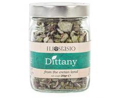 Premium Diktamos (Diptam Dost) aus Kreta (Griechenland) - Hochwertige Gewürze - Natürliche Kräuter - Glasdose