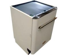 NEUHEIT Kaiser Empire S 60 U 87 XL ElfEm Retro Einbau Geschirrspüler 60 cm in Elfenbein/Untebrau Spülmaschine/ 6 Programme / 14 Maßgedecke/Nostalgie Unterbaugeschirrspüler/LED Beleuchtung/AQUA-STOP