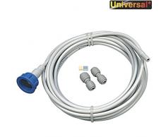 Bauknecht 484000000134 UNIVERSAL Zulaufschlauch Schlauch Icemakerschlauch Wasserschlauch 6 m wie Wpro UKT 001 für Side-by-Side Kühlschrank