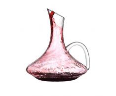 Sooiy Weinkaraffe, Glas Weinkrug Unverbleiter mundgeblasenem 100% Rotweinkrug, Hochzeitsgeschenke und Einweihung Dekantierer