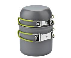 Cozyswan Picknick Topf Camping Kochgeschirr Campinggeschirr Outdoor Wandern Cookware Set
